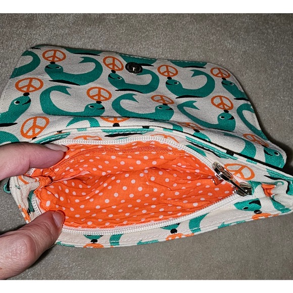 24 Bungalow canvas wristlet, nwot - Picture 3 of 3